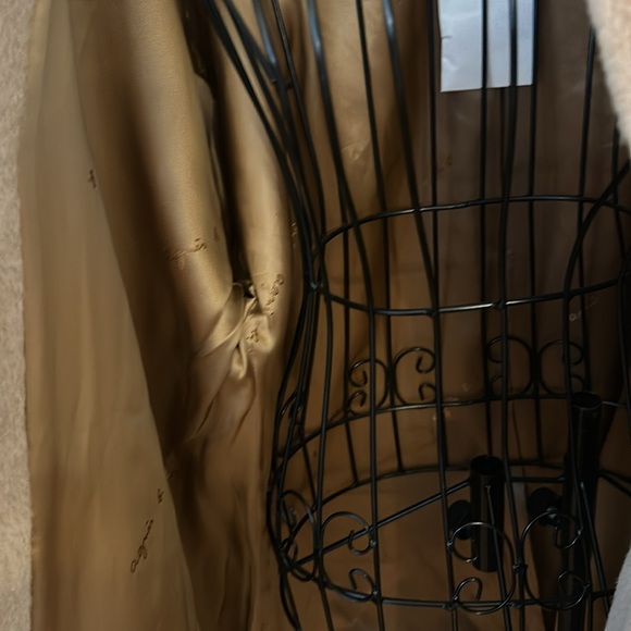 Agnes b Beige Coat Alpaca and Wool Germain  NEW - Picture 8 of 10